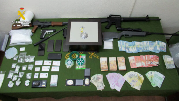 La Guardia Civil desarticula una  organización dedicada al tráfico de drogas  en San Clemente