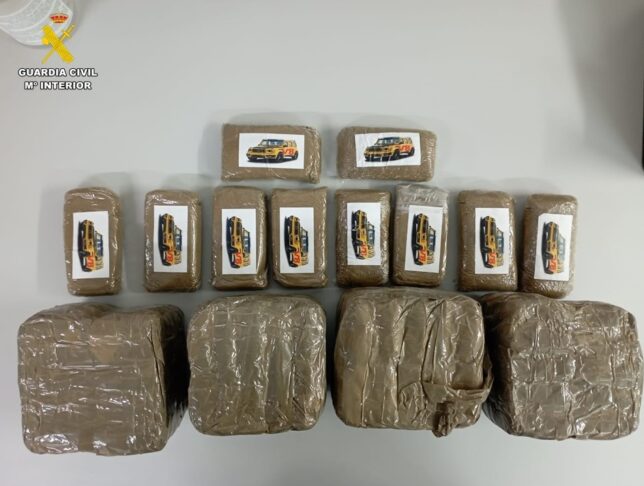 Se detienen a tres personas por tráfico de drogas tras un control rutinario de la USECIC en la A-4
