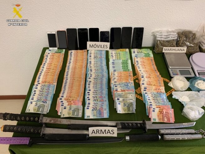 Se detienen a once personas dentro de la Operación Colbat contra el tráfico de drogas