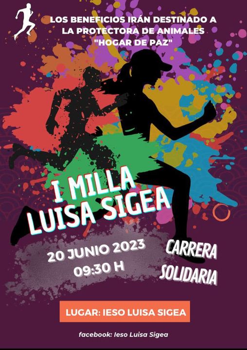 I Milla Luisa Sigea organizada por los alumnos de emprendimiento y sostenibilidad de 3º ESO del IESO Luisa Sigea