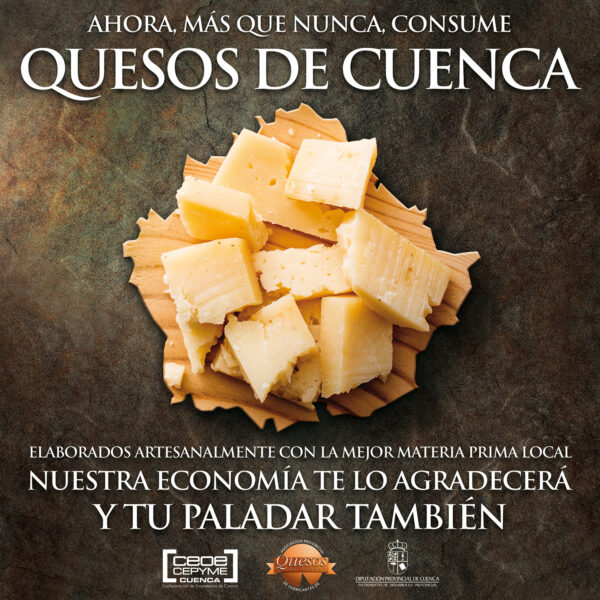 Vuelve la campaña «Consume Quesos de Cuenca» impulsada por la Asociación de Fabricantes de la provincia