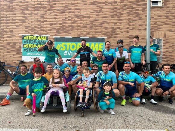Miembros de la Unión Ciclista Tarancon, se unen a la marcha Ciclo deportiva Solidaria del Club Los Roselines de Valdemoro por la zona de nuestra provincia