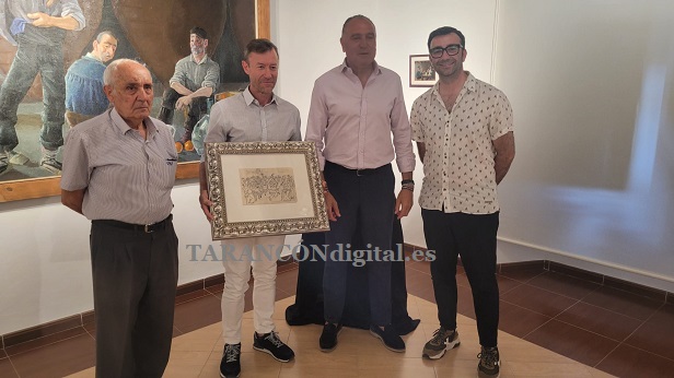 El boceto de La Danza de Belinchón de Emiliano Lozano ha sido cedido al Ayuntamiento de la localidad por expreso deseo de la Familia Lozano de la Pola