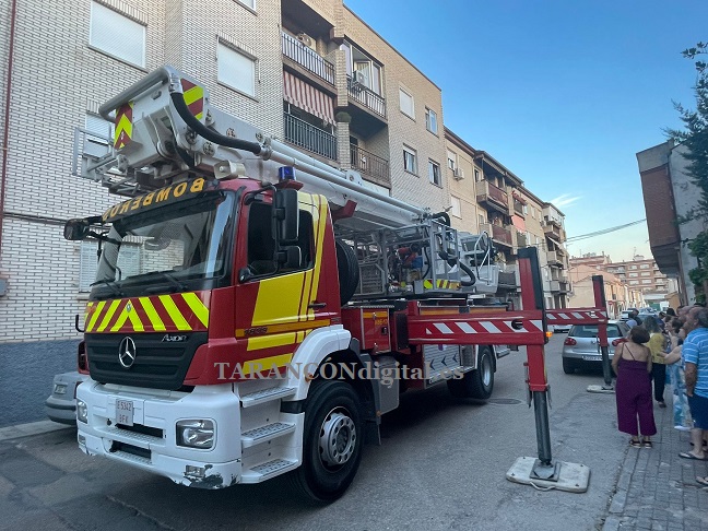 Incendio en una vivienda de la Calle Hnos Rius Zunón de Tarancón