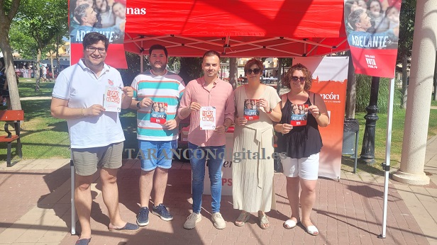 El PSOE de Tarancón se sitúa hoy en el mercadillo en la recta final de la campaña electoral