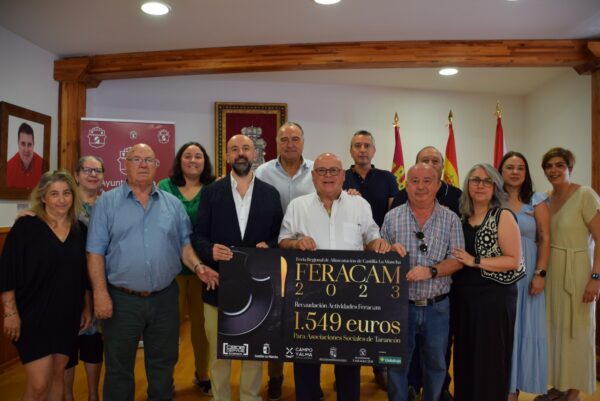 Ceoe Cepyme entrega la recaudación de Feracam para las Asociaciones Sociosanitarias de Tarancón