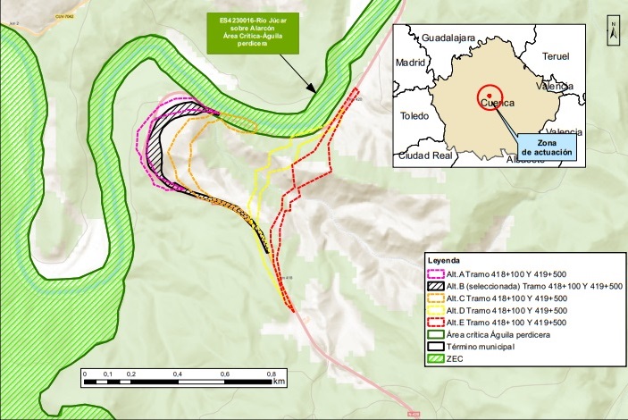 En la provincia de Cuenca Mitma obtiene Informe de Impacto Ambiental favorable a la mejora del trazado de un tramo de la carretera N-420 en Villar de Olalla