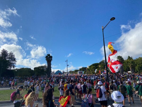 Taranconeros de distintos grupos parroquiales y nazarenos participan en la Jornada Mundial de la Juventud en Lisboa