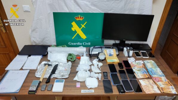 La Guardia Civil desarticula un grupo criminal dedicado al tráfico de cocaína y “tusi”