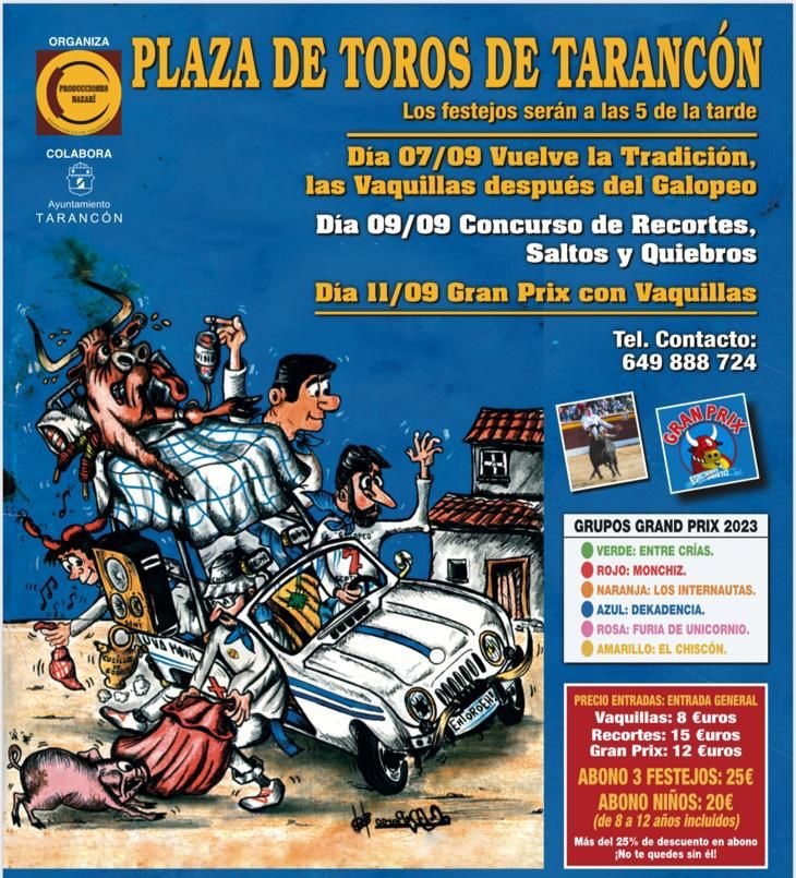 Desde hoy ya se pueden adquirir las entradas para los espectáculos taurinos de las Fiestas de Tarancón en Casa Parada