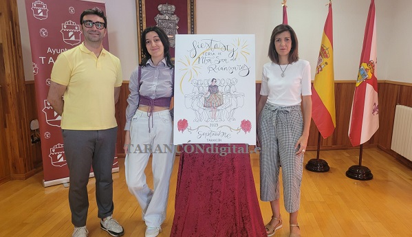 Paula Rey López es la autora del cartel anunciador de las Fiestas Patronales de Tarancón que ha presentado bajo el título ¿Bailamos?
