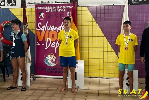 El socorrista taranconero del SVAT. Gonzalo Sánchez  Abarca Castaño tras los pasos de su hermano, seleccionado para el grupo de Seguimiento Tecnificación Playa 2022/23 de la Federación Española de Salvamento y Socorrismo