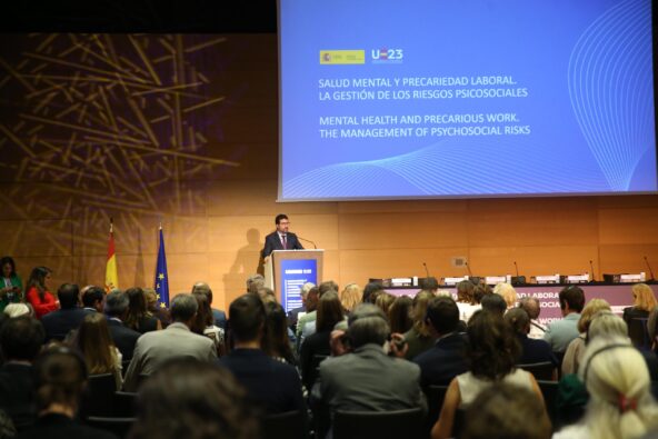 Trabajo promueve el debate sobre salud mental en el ámbito laboral en la agenda social europea