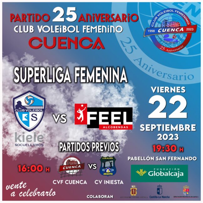 El club Voleibol Cuenca femenino celebra su 25 aniversario