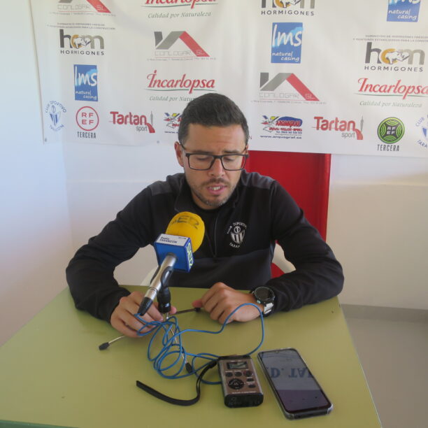Jorge Cañete, entrenador del CD Tarancon, tras la derrota con La Solana 0-1.