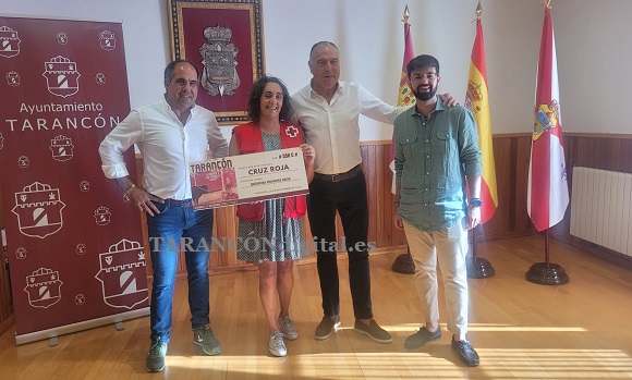 Cruz Roja de Tarancón recibe la recaudación del Festival Taurino homenaje a Luis Fernández «El practicante» celebrado durante las Fiestas Patronales