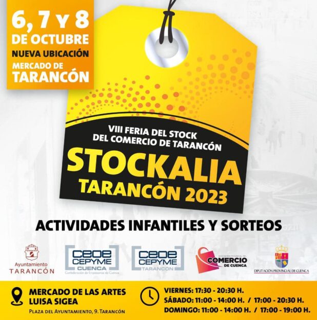 Stockalia vuelve a Tarancón del 6 al 8 de octubre en el Mercado de las Artes Luisa Sigea
