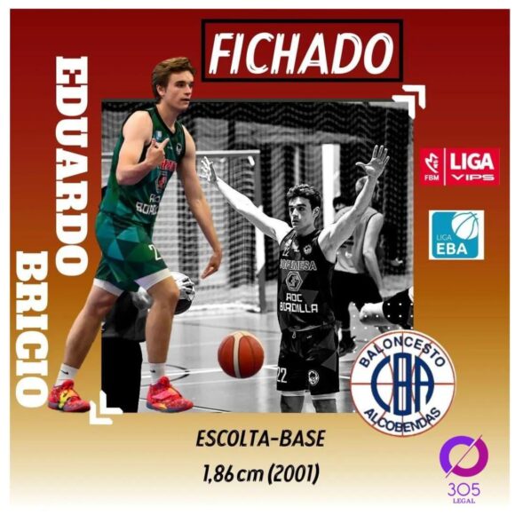 Eduardo Bricio (Edu) jugará la próxima temporada en liga EBA con el Club Baloncesto Alcobendas