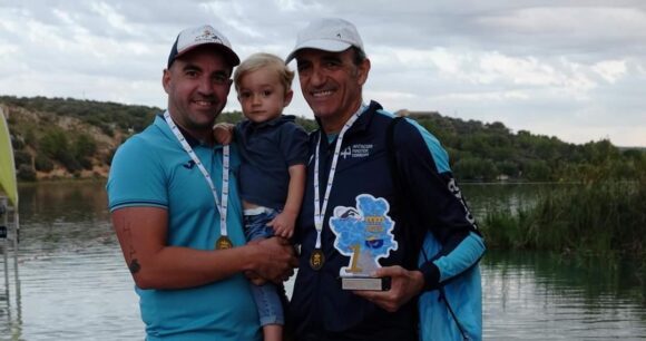 Julián Párraga García, del CD Atletismo Tarancón y Máster Natación Torrijos, subcampeón de Castilla la Mancha del Open Aguas Abiertas en su categoría M35