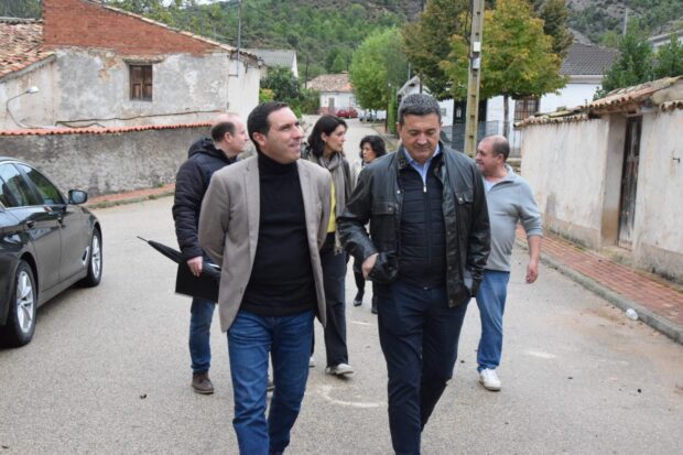 La Diputación de Cuenca inaugura las obras de la carretera de Bascuñana de San Pedro con una inversión de más de 300.000 euros