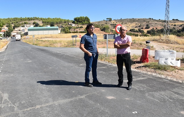 La Diputación de Cuenca invierte cerca de 650.000 euros en la carretera CUV-2022 entre Olmedilla del Campo y Loranca del Campo.