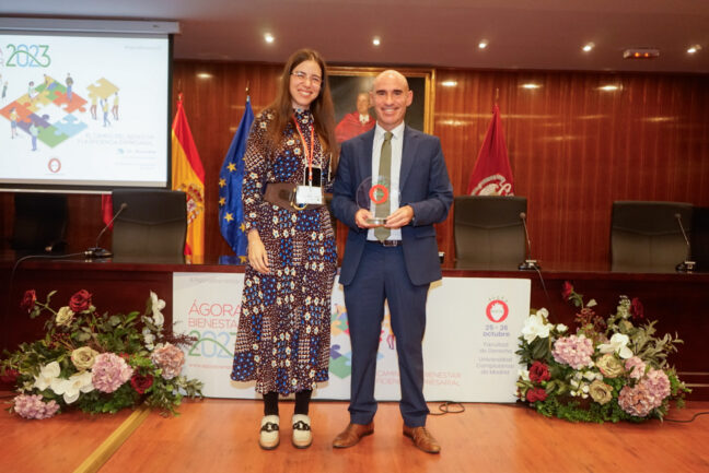 El Almonaceño Jose Luis Martinez recibe el Premio Nacional “Agora Bienestar 2023”por convertir los centros de trabajo en espacios saludables