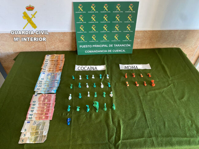 Detenida una persona por  tráfico de drogas en Tarancón