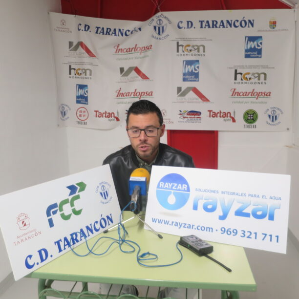 Jorge Cañete. “en términos generales, el Quintanar hoy ha sido superior”aunque piensa que el gol “viene precedido de una falta y es un error nuestro”