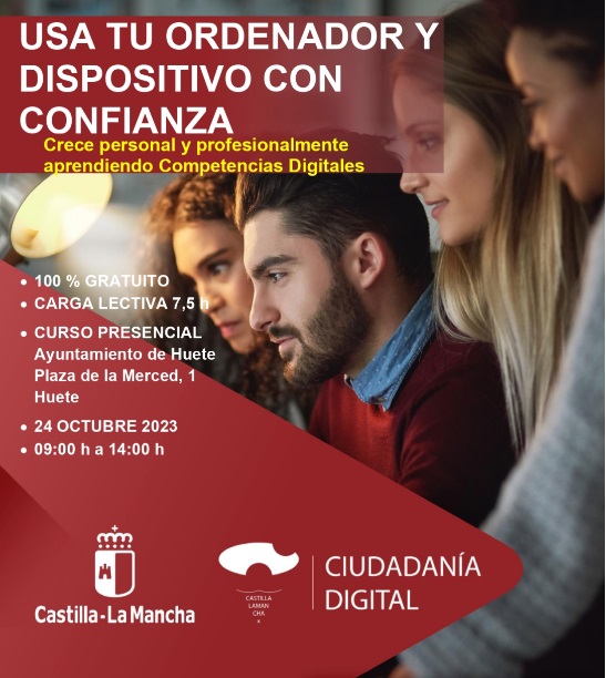 Cursos de informática práctica “Ciudadanía Digital” en Huete