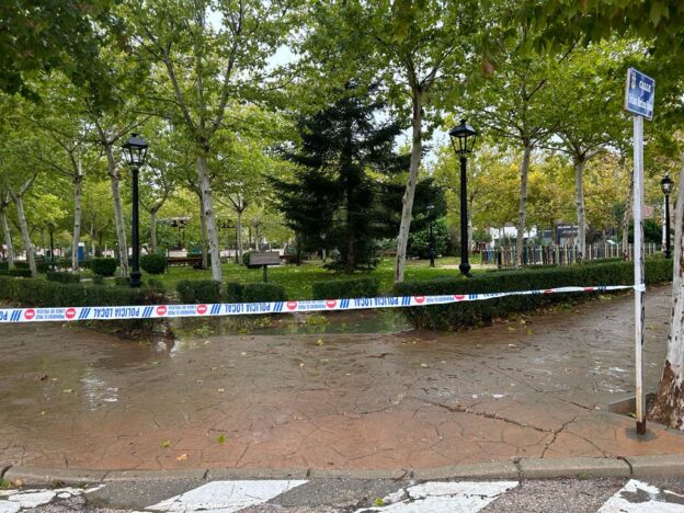 Cierre temporal de parques este fin de semana en Tarancón