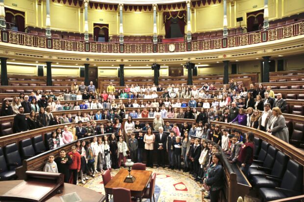 El CRA Retama de Fuente de Pedro Naharro asistió este lunes al Congreso de los Diputados con motivo del Día Internacional de los Derechos de la Infancia