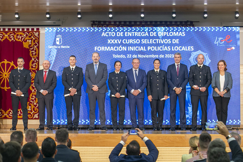 Formados 103 nuevos policías locales que se han incorporado a 40 municipios de Castilla-La Mancha
