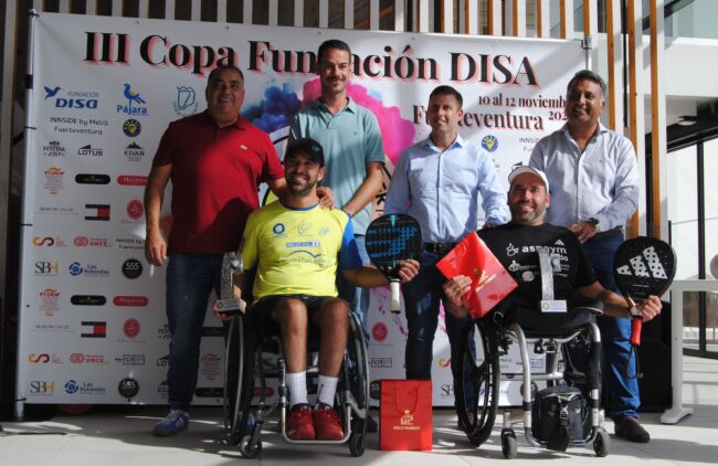 Óscar Agea y Francisco “Coco” Bernal, se han proclamado en la mañana de este domingo campeones de la III edición de la Copa Nacional de Pádel en Silla de Ruedas Fundación Disa Fuerteventura 2023