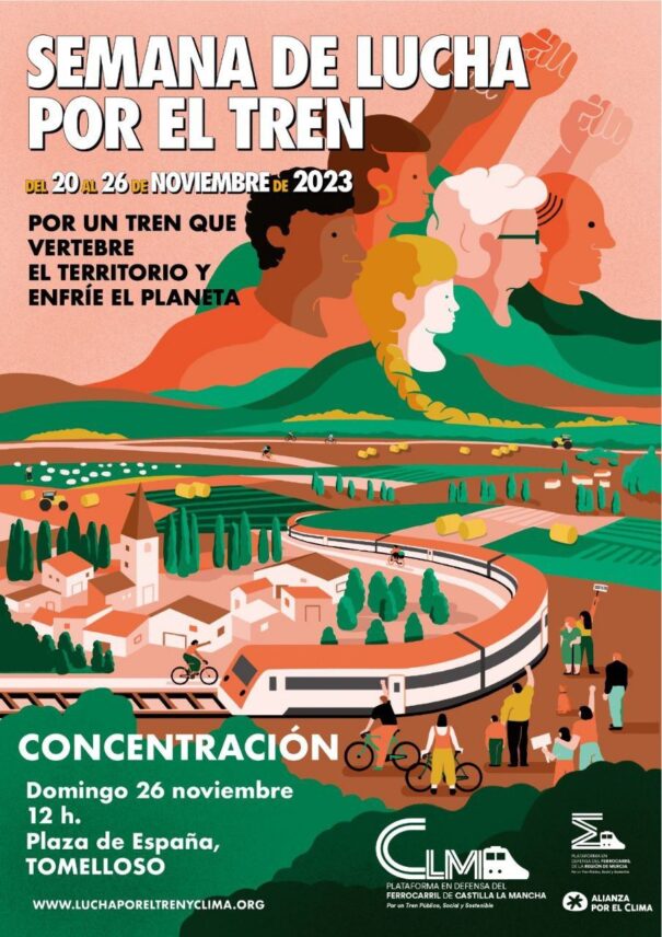 Verdes Equo apoya la Semana de lucha por el Tren 2023