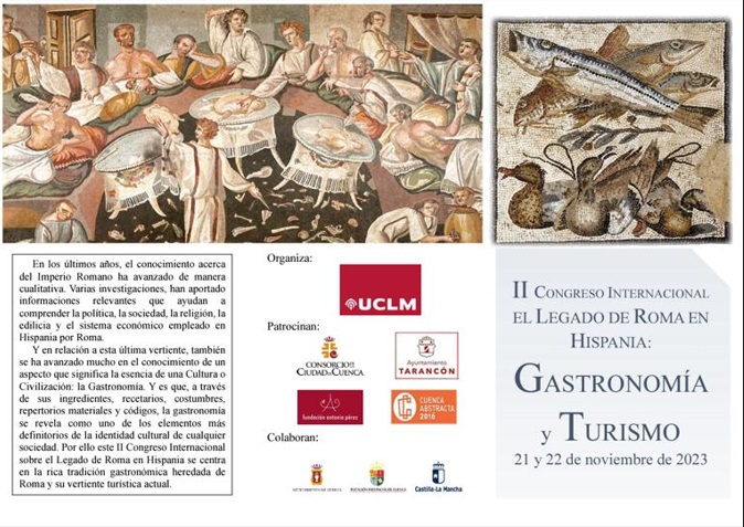 Segunda Jornada del Congreso Internacional Gastronómico en Tarancón: «El Legado de Roma en Hispania»