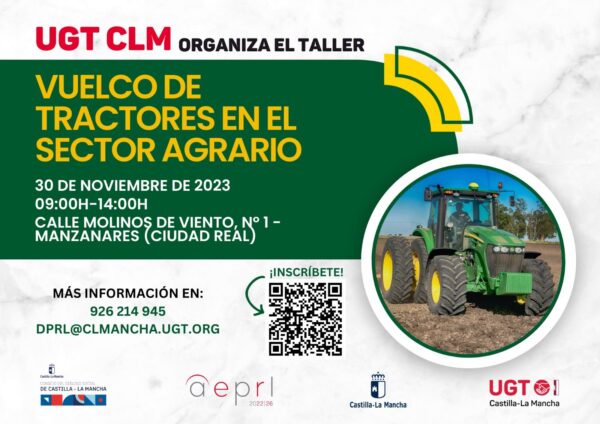 El envejecimiento de la maquinaria agrícola, la falta de evaluación de los equipos de trabajo y la alta edad de los trabajadores son las principales causas de accidentes laborales en el campo en CLM