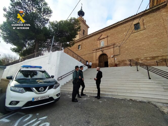 La Guardia Civil ha investigado a un varón como presunto autor de un robo con fuerza en la iglesia de Cebolla