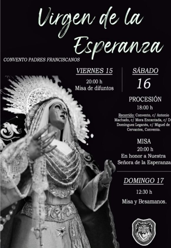 Fiesta de Ntra. Sra. de la Esperanza: Celebración Anual de la Hdad. de San Juan Evangelista en Tarancón