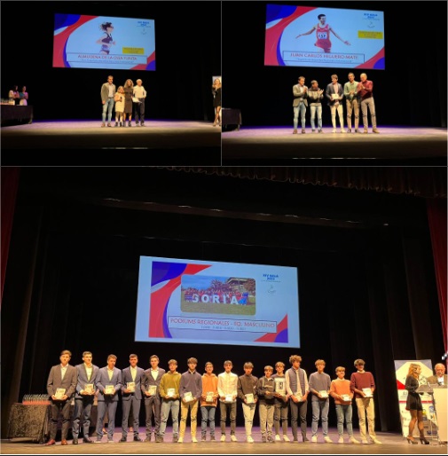 Brillante Gala del CD Atletismo Tarancón, que reunió a tres Atletas Internacionales, insignias de oro del club