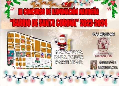 III Concurso Navideño Embellece el Barrio de Santa Corona en Tarancón con la Iluminación Creativa
