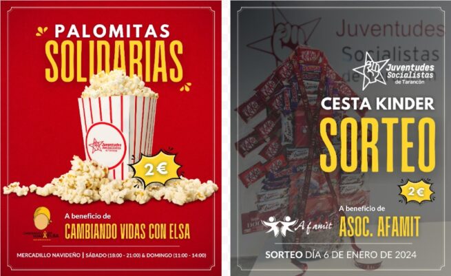 Navidades Solidarias en Tarancón de la mano de Juventudes Socialistas