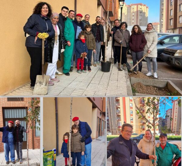 Nueva plantación de árboles en el Barrio de San Isidro de Tarancón este fin de semana