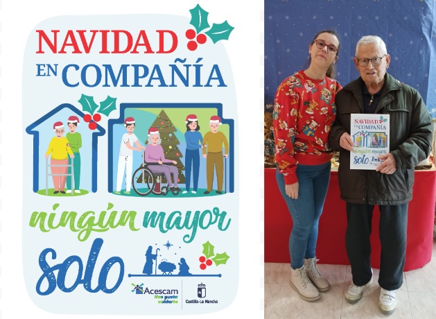 La Residencia de Mayores San Ramón y la Milagrosa de Tarancón brinda calidez en Navidad con la campaña «Navidad en compañía, ningún mayor solo»