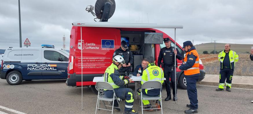 El Servicio de Emergencias 1-1-2 participa en el segundo simulacro general del aeropuerto de Ciudad Real