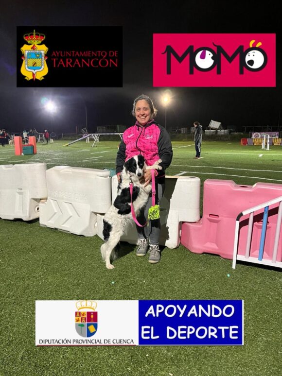 Debut de categoría y suma de puntos para subir, dos éxitos para iniciar del Club Momo Agility de Tarancon para comenzar el nuevo año