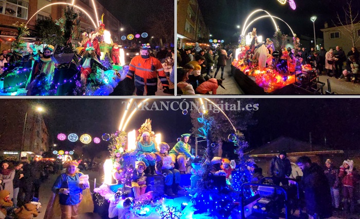 Desbordante Magia en la Cabalgata de SSMM los Reyes Magos en Tarancón