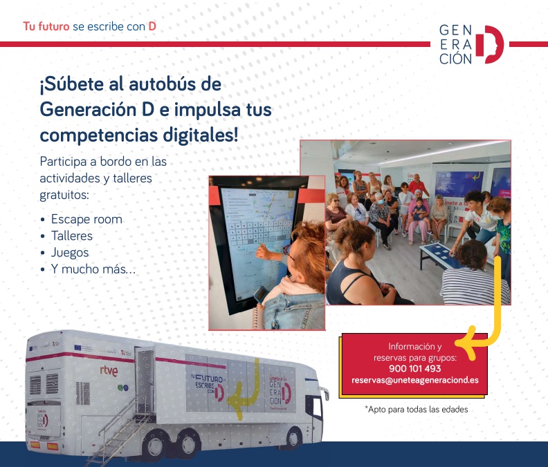 La campaña «Generación D» llega a Tarancón para impulsar las competencias digitales