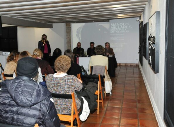 La FAP ha acogido la presentación del libro ‘Millares: escritos y entrevistas’, una publicación de Juan Díaz y José Luis de la nuez