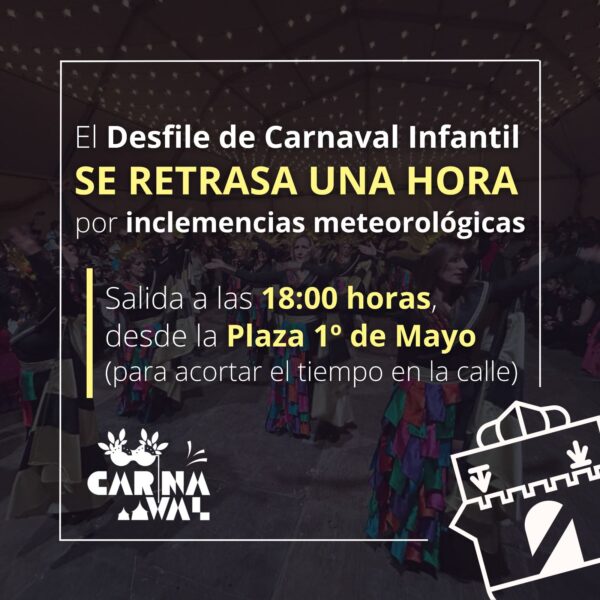 Noticia de última hora: Cambios en el desfile infantil de hoy