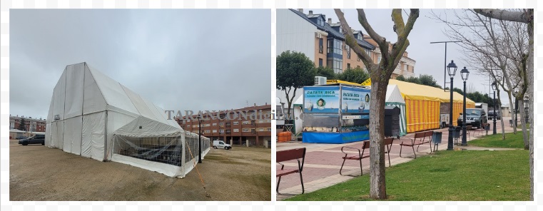 La carpa carnavalera está lista para comenzar la fiesta: Tarancón se viste de Carnaval